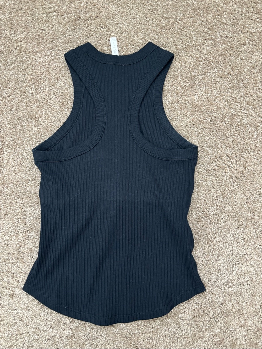 Fabletics Black Ribbed Tank Top - Picture 4 of 4
